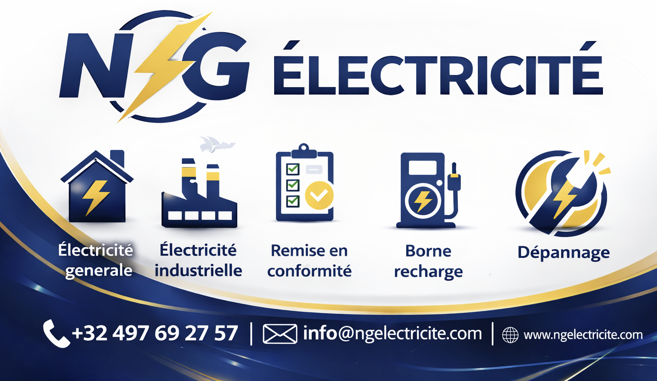 NG Électricité : électricité générale, industrielle, remise en conformité, borne de recharge et dépannage