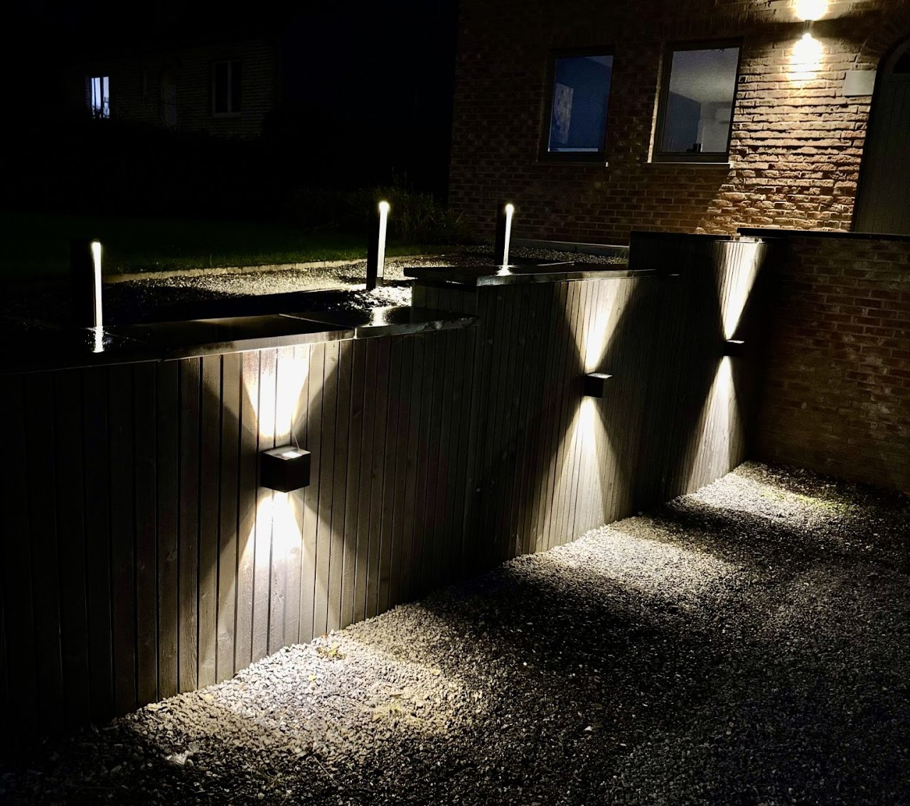 Réalisation d'éclairage par NG Électricité