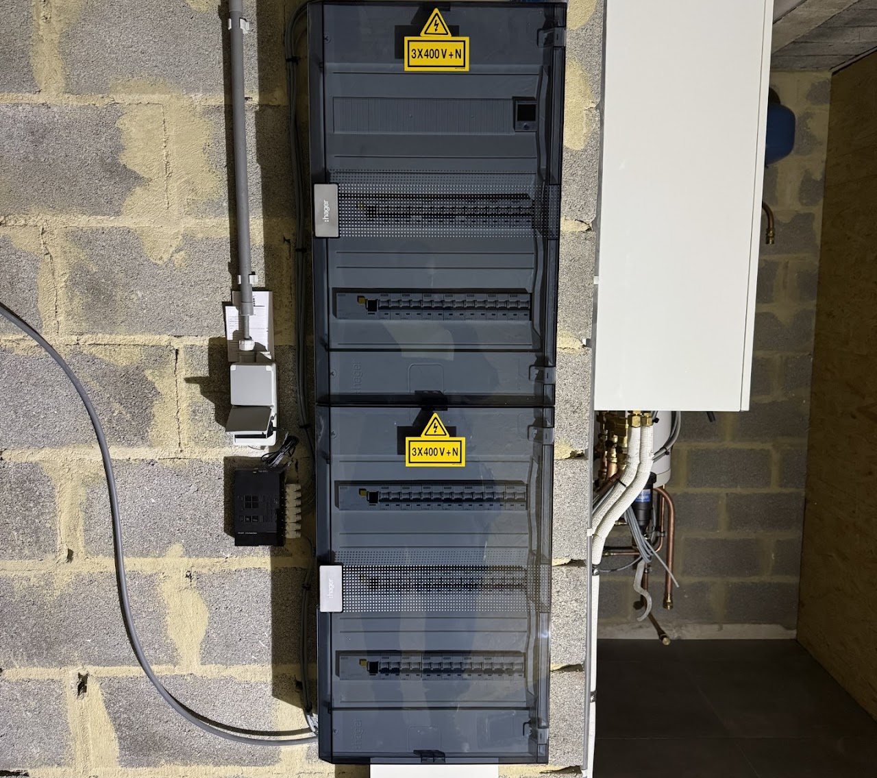 Tableaux électriques installés par NG Électricité